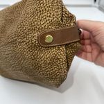 BORBONESE Pouch Redwall Quail Pattern Suede x Leather Photo 9