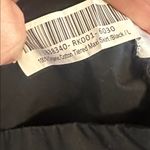 Quince  100% Organic Cotton Tiered Maxi Skirt Black Elasticated Waist Size Large Photo 6