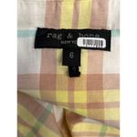 Rag and Bone  Margot Plaid Blazer in Yellow 6 Womens Jacket picnic Photo 7