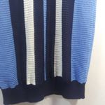 Dazy Blue Stripe Nautical Open Knit Sweater Dress Tunic Size XL Photo 5