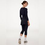 Dona Jo Skirted Capri (Black) Size Small (1) Black Photo 3