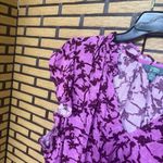 Terra & Sky  Purple Floral Blouse Size 4X Photo 3
