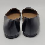 Chinese Laundry  Pointed Toe Side Cutout Black D'Orsay Flat Shoe Size 7 Photo 3