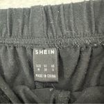SheIn Pull On Shorts Barbed Wire Heart Logo Women Medium Black Photo 7
