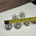 Bead Cluster /Cameo Clip On Earrings Vintage Photo 5