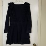 The Shirt Rochelle Behrens black ruffled Stella Short Cotton dress size Small Photo 4