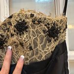 Betsey Johnson Vintage Evening Silk Whimsical Fairy Lace Satin Dress Size 6 S Photo 3