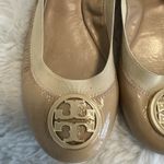 Tory Burch Caroline Beige Patent Leather Ballet Flats Size 7,5 Photo 1
