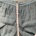 Flax  Light Blue 100% Linen Wide Leg Pants L Photo 4