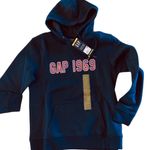 Gap Sweatshirt Blue Hoodie Pullover Womens Medium New Cotton Blend Comfy Photo 6