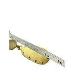 Vintage Womens Chunky Black & Gold Toned Tiered Rhinestone Chain Y Photo 3