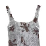 Princess Polly  Eula Mini Dress Womens 2 Brown Floral Mesh Y2K Coquette 90s Indie Photo 2