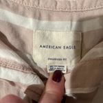 American Eagle  Oversized Fit flannel button down XS Photo 2