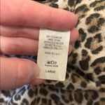 Leopard Print Women's Dress Brown Size L Photo 4