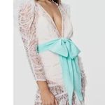 For Love & Lemons Rodin Iridescent Maxi Dress in Blanc Photo 2