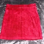 Revamped Red Velvet Mini Skirt Photo 1