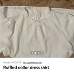 SheIn Ruffled collar dress shirt-  Size Large Photo 1