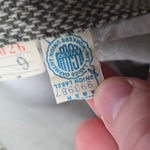 1960s Vintage Bonwit Teller Gray Wool Tweed Mod Sleeveless Shift Dress Size 4 Photo 9