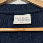 Taylor Swift Official  Midnight Cardigan Size Medium Large Navy Blue Cable Knit Photo 2