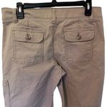 Eddie Bauer  Size 8‎ Cropped Cargo Pants Khaki Ripstop Cotton Outdoor Photo 3