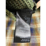 Free People  Anneli Plaid Shirt Jacket Women's XS Boho Grunge Shacket Green Earth Photo 8