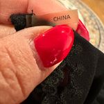 KOBI HALPERAN Elegant Black Lace VNECK Crochet Boho Trim Women's Top Size M Size M Photo 7