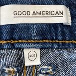 Good American Good Cutoff Denim Shorts Frayed Hem Blue 464 Size 4/27 Photo 5