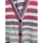 Torrid  Pastel Pink Purple Striped Soft Knit Button Up Cardigan Sweater Size 4X‎ Photo 11