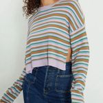 LA Hearts Split Side Striped Sweater Photo 0