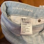 American Eagle Hi Rise Shortie Distressed Stretch Denim Shorts Eyelet Po… Photo 4