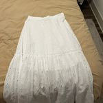Calypso St. Barth White Eyelet Maxi Skirt Photo 5