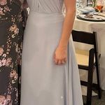 Revelry Devan Convertible Chiffon Dress Blue Size 2 Photo 0