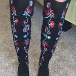 Carlos Santana Black Floral Boots Photo 1