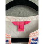 Lilly Pulitzer Women’s Rissa Bohemian Tunic White Embroidery Top size XS Preppy Photo 3