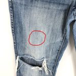 American Eagle Womens Jeans Boy Fit Medium Wash Distressed Size 4 Photo 2