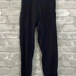 p'tula P’Tula High Rise Side Pocket Leggings Black Blue Photo 0