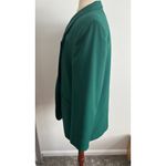 Counterparts Vintage Petites Women’s Green Blazer Size 10 Photo 2