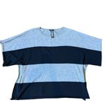 Lafayette 148 Sweater Women’s XL* Gray Black Wool Short Sleeve Boxy Soft Fall Photo 7