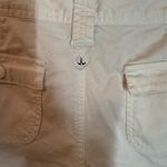 prAna  Womens Cargo Shorts Ivory Lightly Ribbed Sz 8, 4.5” Inseam EUC Photo 6