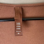 Women's Skimms ribbed maxi Dress XS‎ Brown NWOT Photo 4