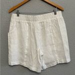 Ivy Jane  Carla Slouch Pocket Linen Shorts Size Medium Photo 1