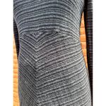 prAna  cowl neck sweater dress grey and black women's medium wool blend Photo 1