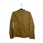 Eileen Fisher Olive Green Button Front Utility Jacket Photo 4