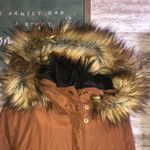 Forever 21 brown winter jacket size small thick winter jacket fur lined … Photo 3