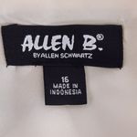 Allen B. by Allen Schwartz Boho Striped Blue and Yellow Dress Size 16 Photo 6