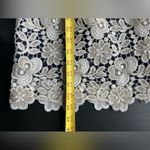 Club Monaco  Jayla Lace Dress Ivory Navy Gold Fit and Flare Sz 00 Photo 3