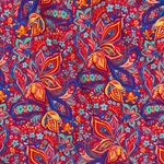 Sunsets Rue Paisley Sadie Tankini Swim Top Paisley Print Lined Size 6 Beach Pool Red Photo 1