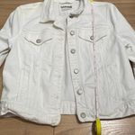 Garage white denim jacket size large Photo 5