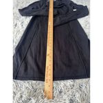 Athleta Women Sweater Dress MP Hot Toddy Black Ruched Long Sleeve Cotton Blend Photo 3