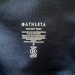 Athleta  Twilight Tight Navy Silver Leggings High Rise Stretchy Reflective Trim S Photo 6